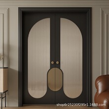 莫梵批发实木复合烤漆门卧室房间书房双开门白色欧法式复古风入户