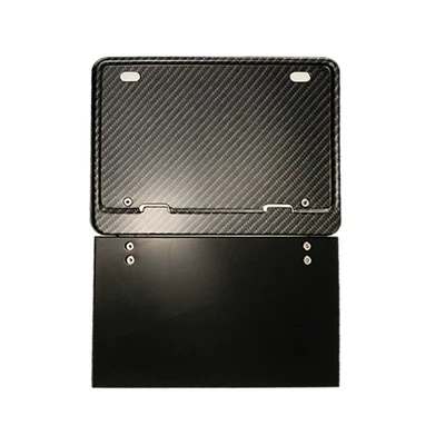 Nömrə qabı motorcycles, the foldable mudguard eliminates the - aluminum-alloy-carbon-fiber-pattern-foldable-mudguard-adjustable-tightnessangle