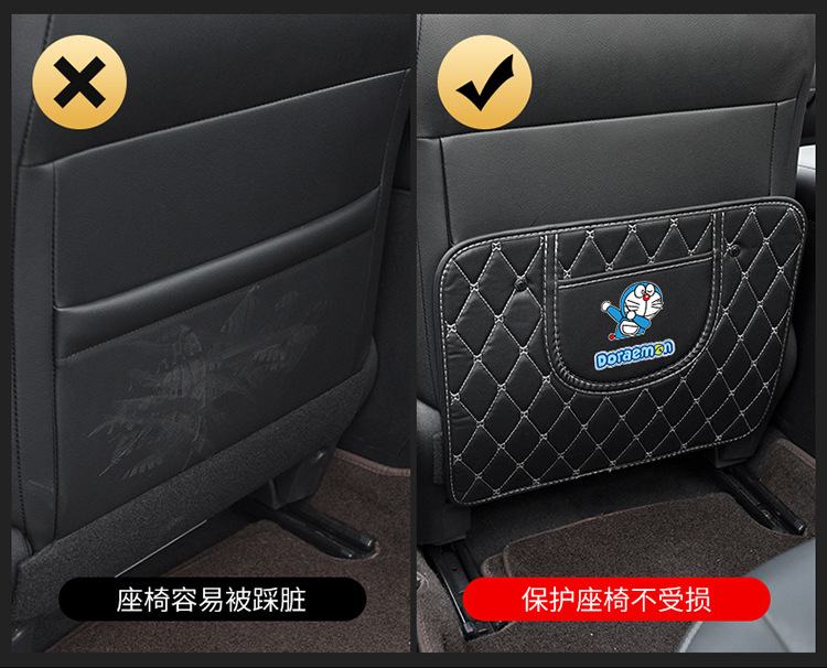Car seat anti-kick pad Seat back Children's rear seat protection pad Anti-dirty protection pad for car use Rear anti-kick pad