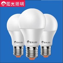 球泡led灯泡家用E27螺口10w15w无频闪阳光led球泡圆形A泡照明灯