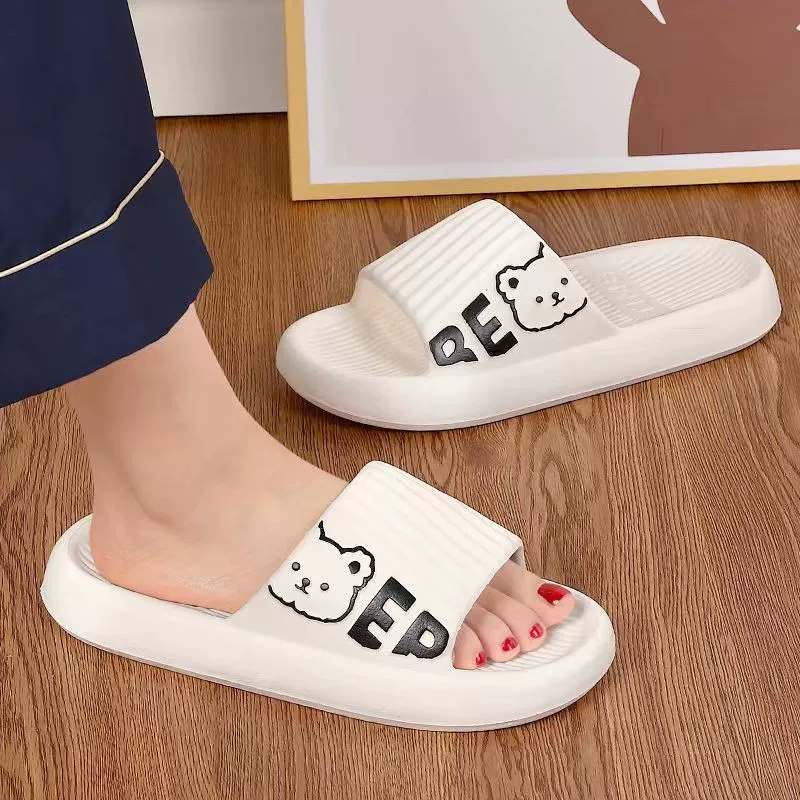 Сверхлегкие тапочки из ЭВА для мужчин и женщин, летняя домашняя Нескользящая уличная одежда, домашние и уличные Банные Тапочки для пар