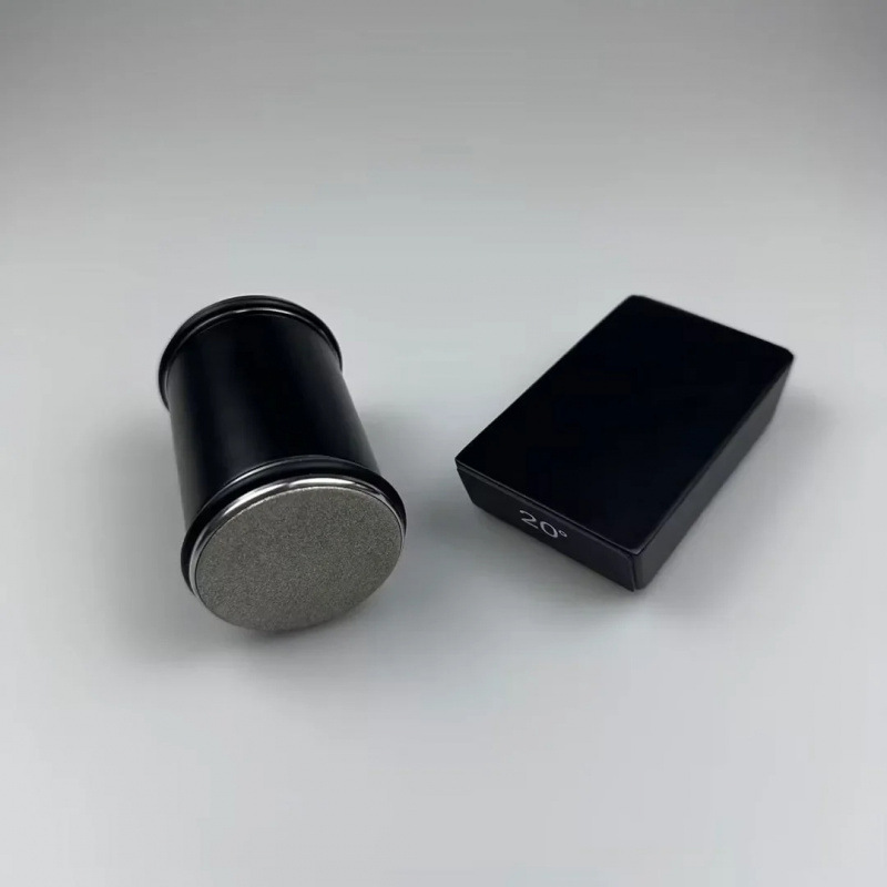 ♔Black roller, round angle sharpener, aluminum square pad, convenient and quick sharpening, professional home sharpening