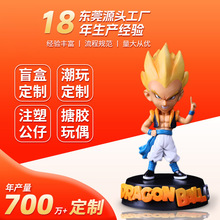 塑胶搪胶公仔开模定制 动漫周边玩具玩偶摆件 注塑PVC材手办盲盒