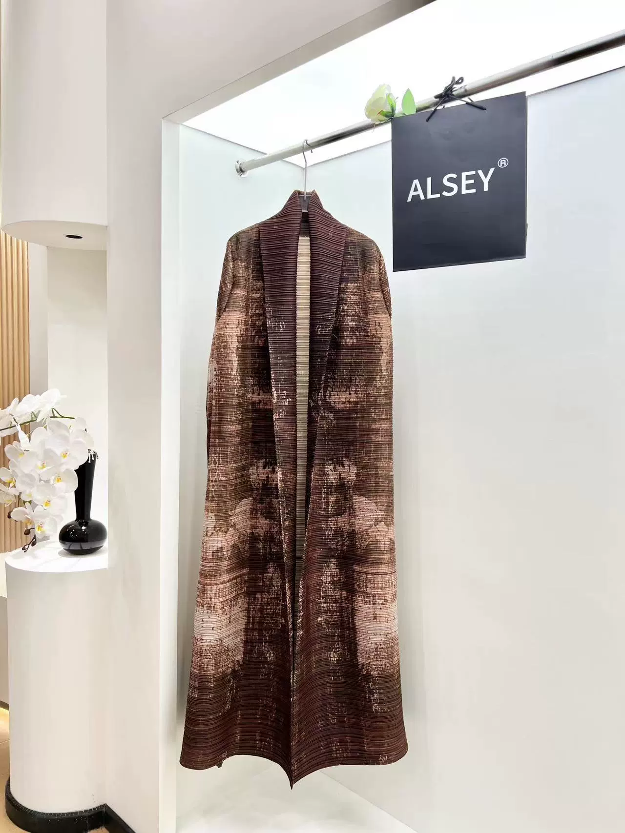 Абая (Дубай) Miyake пальцевая кардиган-куртка — женская длинная складчатая абая, размеры до 152 см