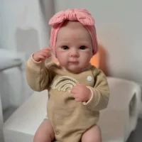 Кукла-реборн BZDOLL48 см, полностью клеевая, Bettie, милая, имитация, кукла-реборн, клей