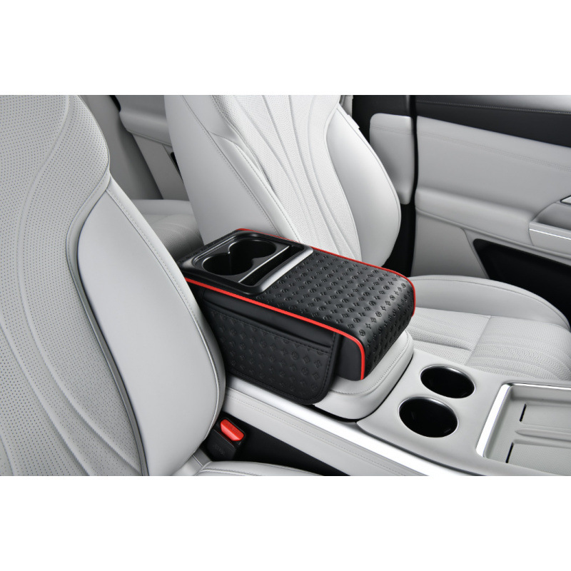 Pad Car-Mounted Tissue: Fushou Armrest box pad - red