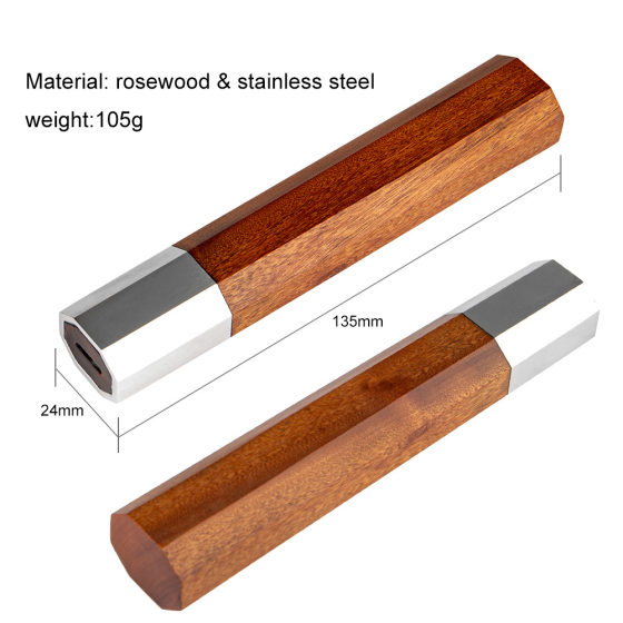 Factory Kitchen knife kitchen knife octagonal handle Damascus sashimi knife handle sour branch black bamboo material various knives