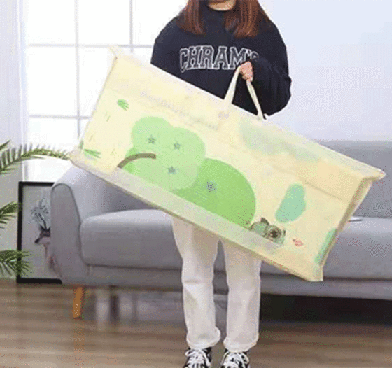Crawling mat storage bag XPE folding crawling mat handbag crawling mat packaging bag storage bag gift bag wholesale