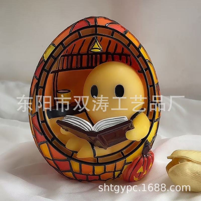 跨境亚马逊独立站树脂灯万圣节装饰树脂的摆件夜灯树脂工艺品摆件|undefined