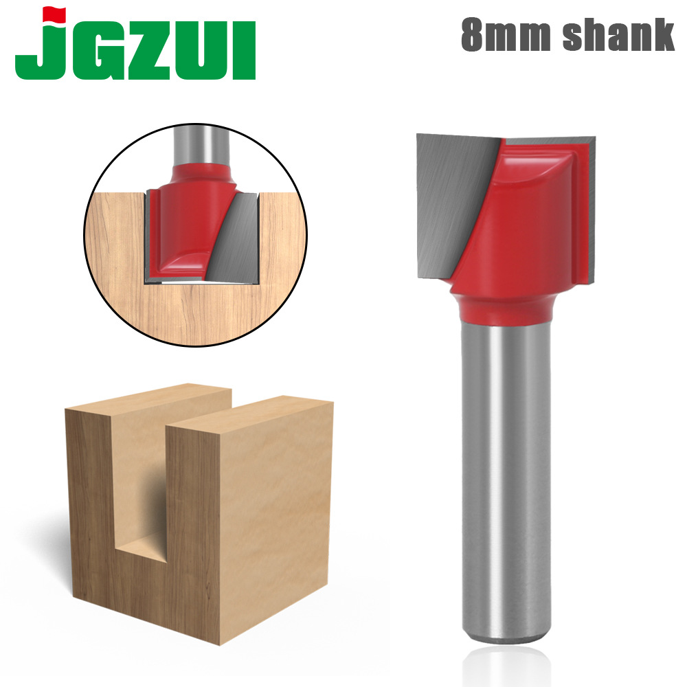 8柄清底刀8X16开槽刀修边机木工铣刀清底刀具开槽平底刀头