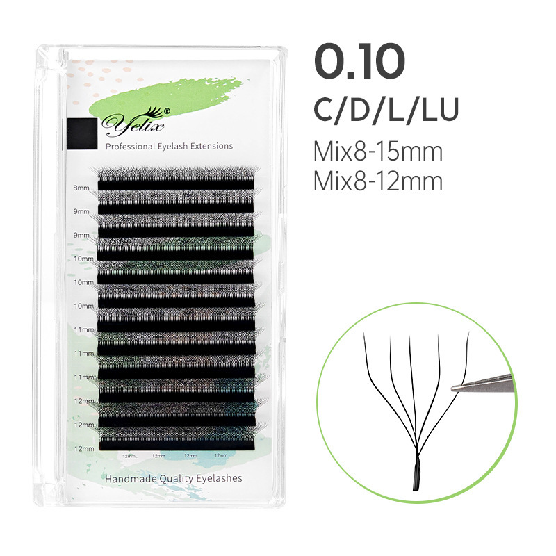 Fábrica de copas de vinos transfronterizas 5DW pestañas falsas, pestañas naturales, pestañas densas, flores, pestañas de injerto, pestañas