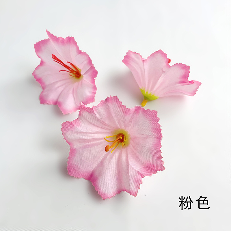 Simulación de flores de lirio pequeñas tocadillos de color hechos a mano didiy flor accesorios de ropa de bodas regalos de mano decoración fotografía