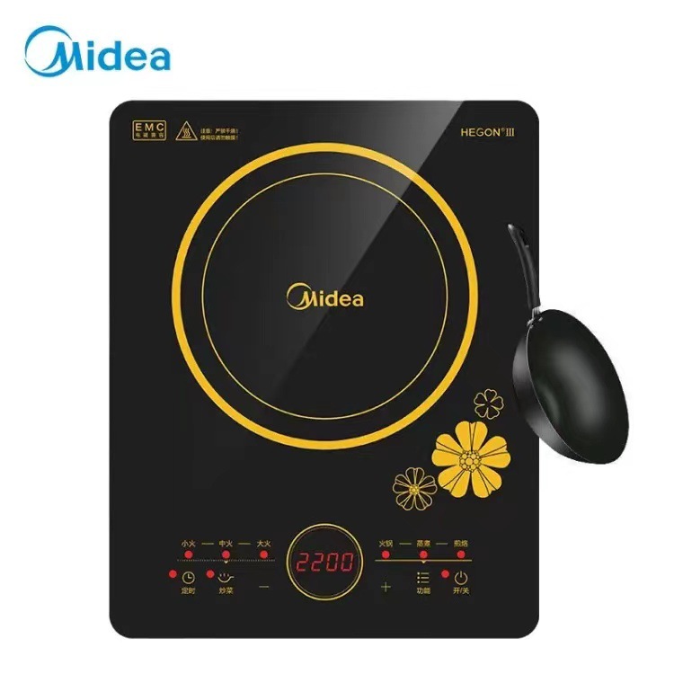 Midea Induction Cooker C21-Rt2140/Rt2240 Household Smart Touch Battery Stove Hot Pot Stove Induction Cooker