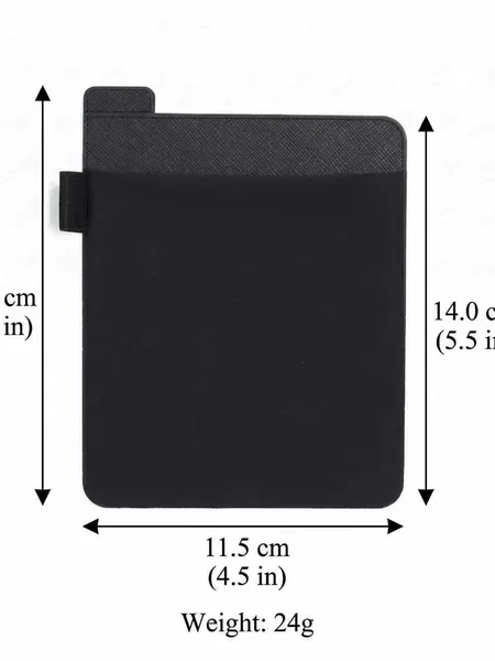 Adhesive Tablet Storage Sticker, Self-Adhesive Storage Bag for Notebook Back, Mouse Data Cable, Digital Accessories Storage Sticker