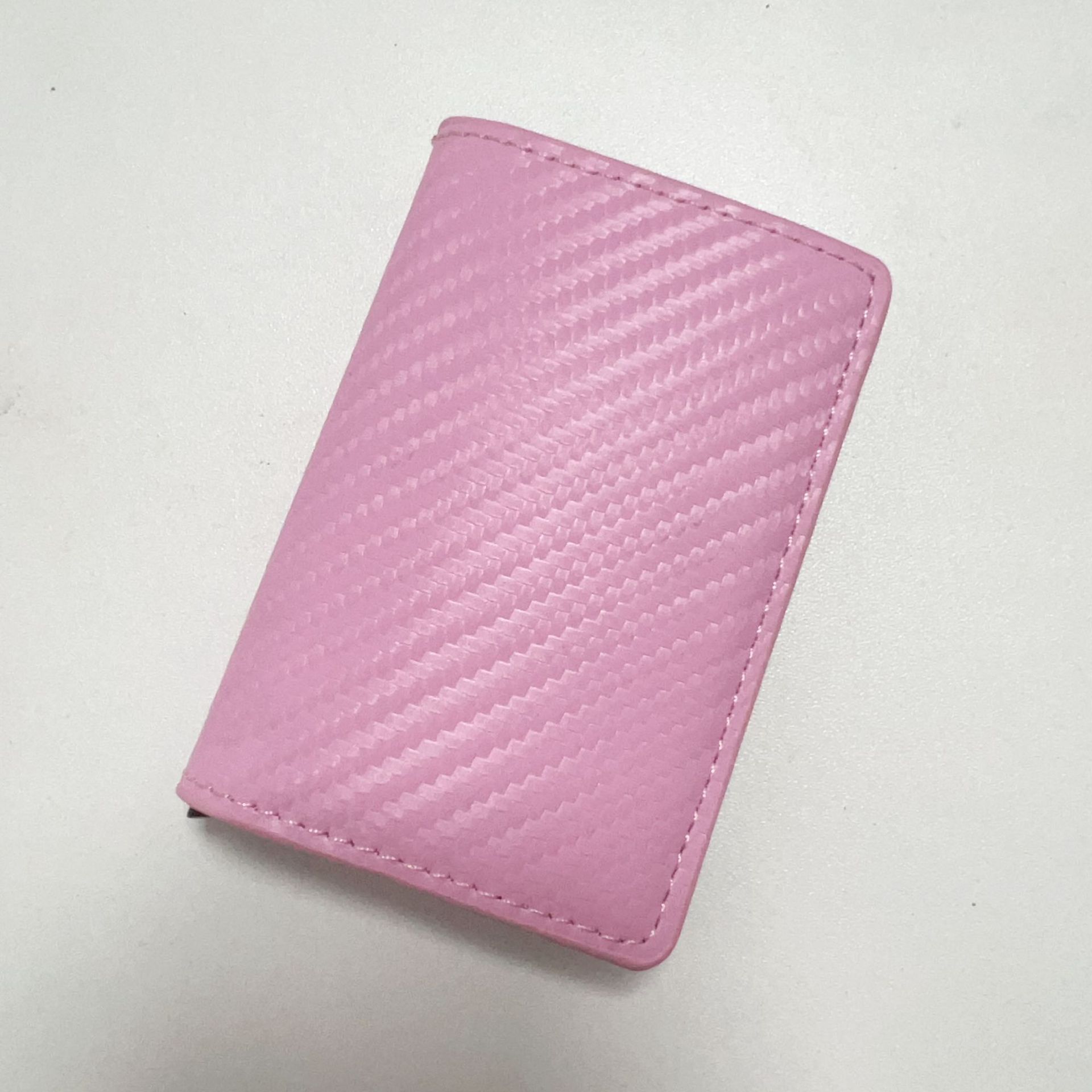 Cartera transfronteriza para hombre, tarjetero de fibra de carbono ultrafino, tarjetero automático, tarjetero de aleación de aluminio, monedero para tarjeta bancaria