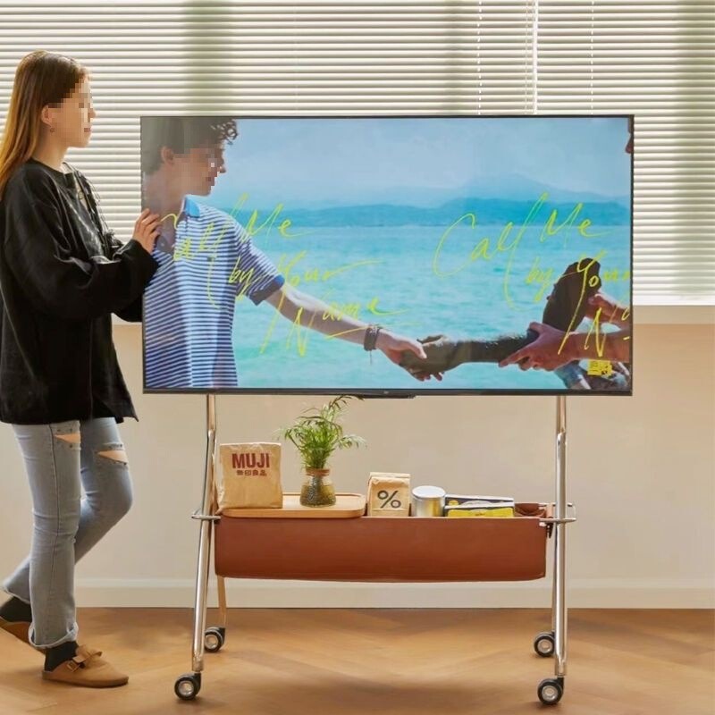 ポストマンモバイルテレビスタンド車輪付きレトロスタイルステンレス鋼可動テレビスタンドフロアスタンド車輪付き|undefined