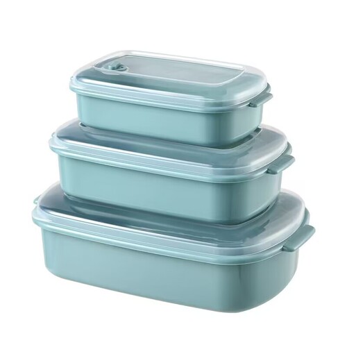 Special preservation box for refrigerator, food grade lunch box, microwave oven, six-piece set, fruit sub-packaging storage box