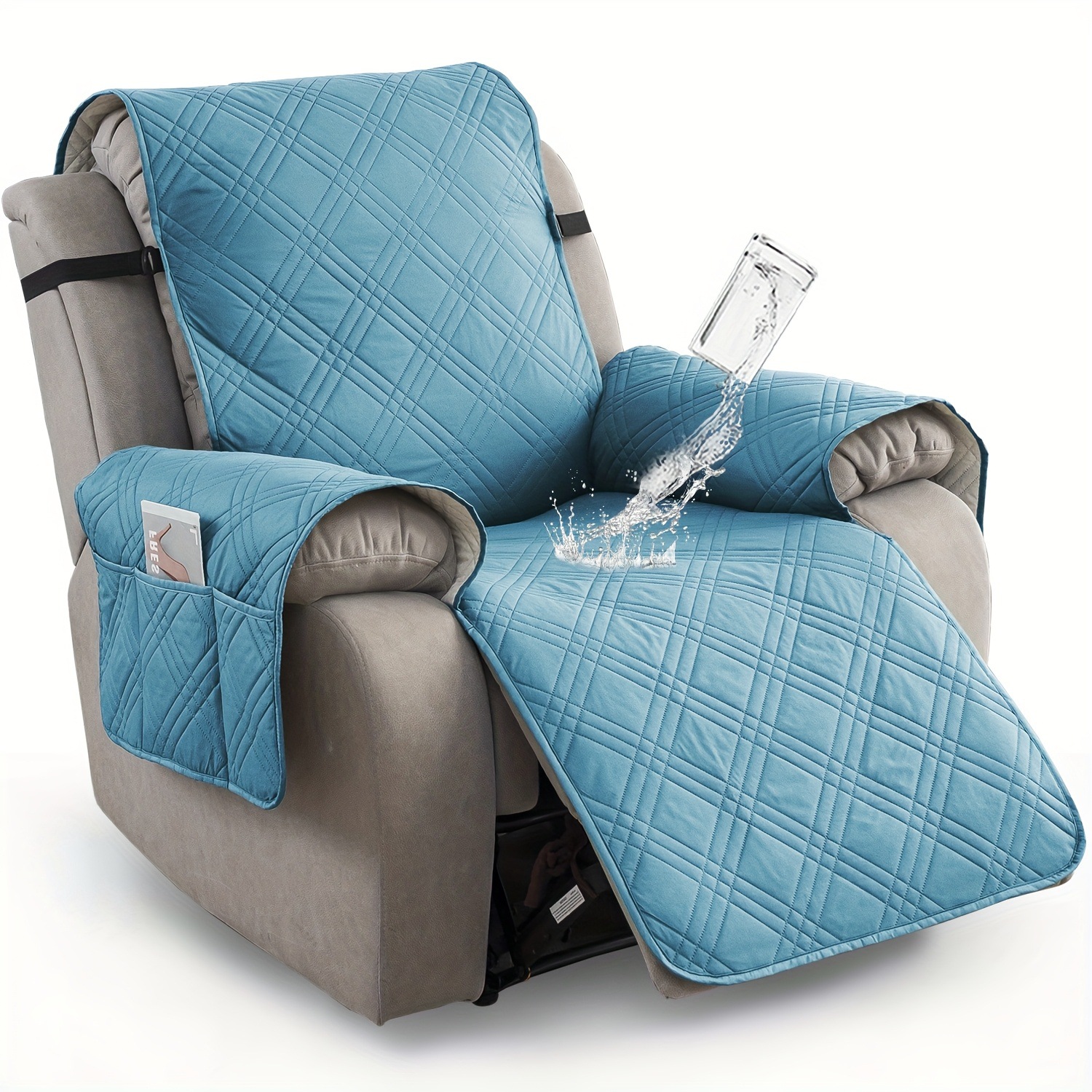 1pc Reclinable impermeable cubierta de silla no deslizante reclinable transfronterizo