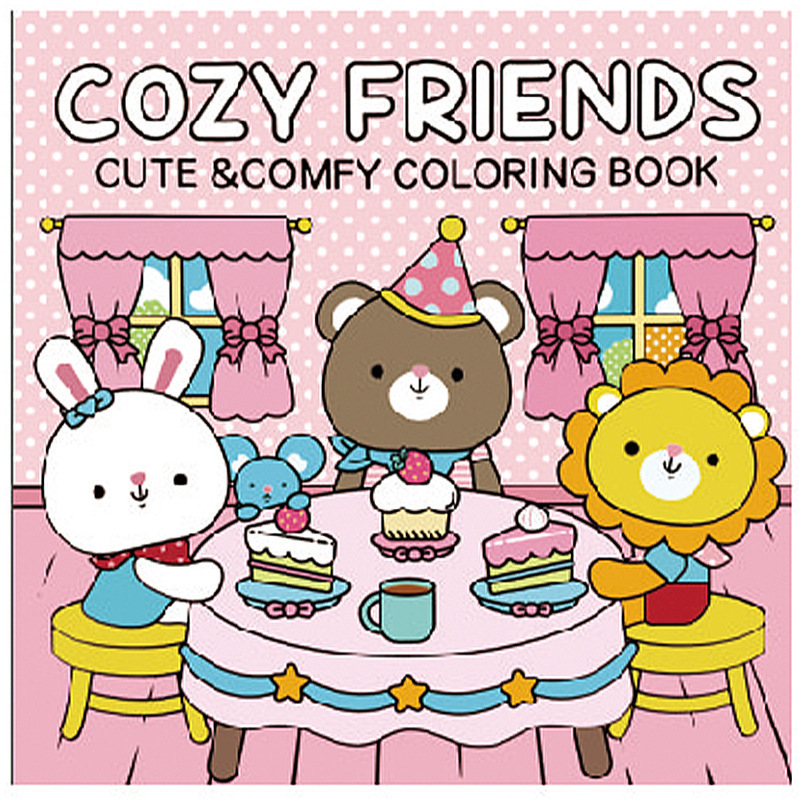 跨境涂色本 Spooky Cutie Coloring Book 怪兽系列儿童涂鸦填色本|undefined