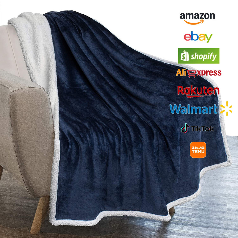 Cross-Border Flannel and Lamb Wool Composite Thickened Double-Layer Air Conditioning Blanket for Dormitory Students, Textile Double-Layer Air Conditioning Blanket Cross-Border Flannel and Lamb Wool Composite Thickened Double-Layer Air Conditioning Blanket for Dormitory Students, Textile Double-Layer Air Conditioning Blanket
