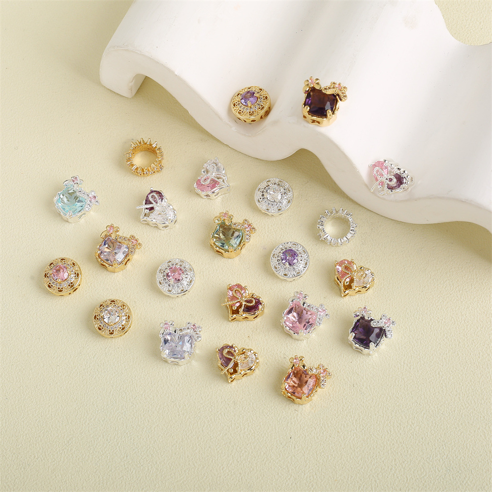 Beads with zircon