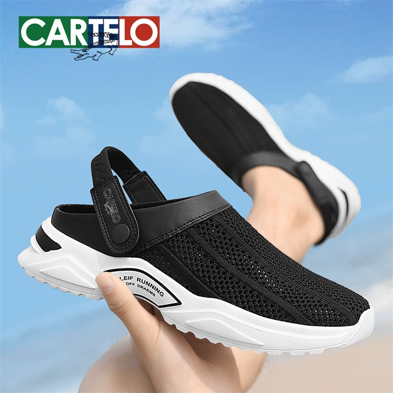 Сандалии Katile Crocodile Мужские летом носят сетчатые отверстия