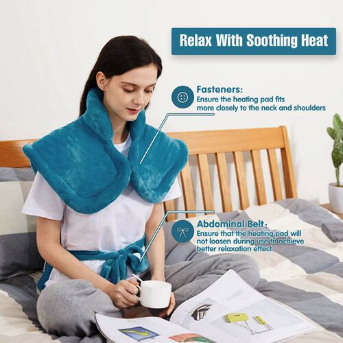 Manufacturer wholesale cross-border physiotherapy electric shawl household shoulder pads large shoulder and neck heating blanket extended shoulder heating pad