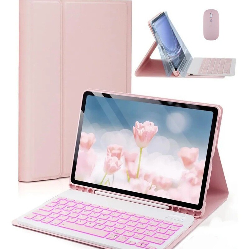 Suitable for Samsung Tablet Protective Case Tab A9+11 Backlit Bluetooth Keyboard S10Fea11 Leather Case X210/X216