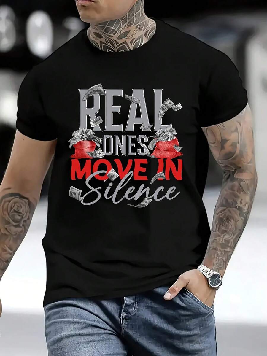 Pure Cotton Men's Skull Bandage Pattern Top Fun "Real Bones Moving" Design for Casual Wear_viptrois.com