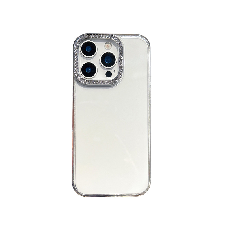 闪钻镜头圈适用iPhone15om透明壳16promax手机壳苹果14防摔保护套|undefined