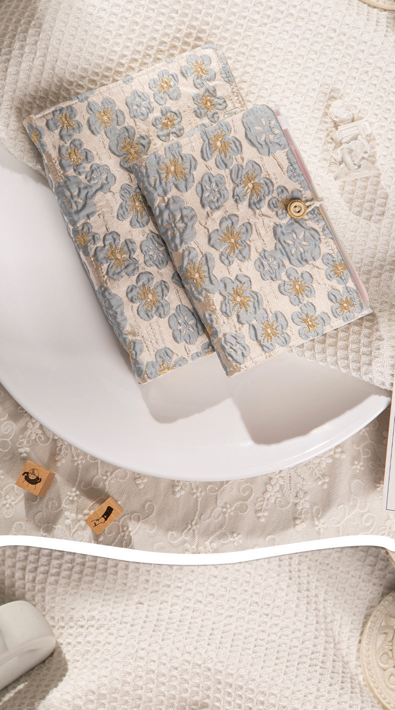 1 Pièce Multicolore Plante L'École L'Obtention Du Diplôme Chiffon Sans Bois Rétro Pastorale Lâche Cahier À Spirale display picture 8