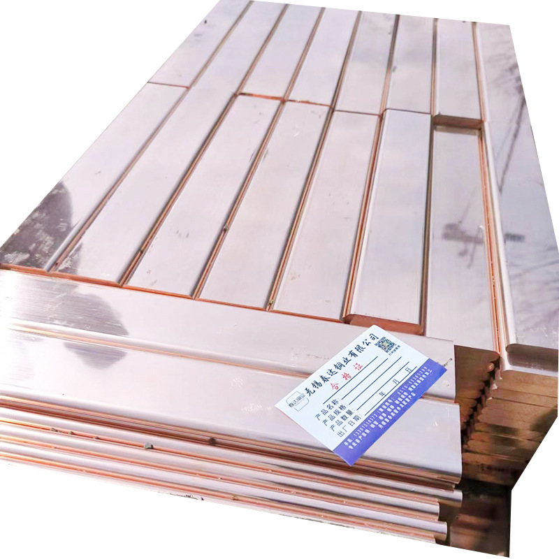 Fabricantes de cobre rojo T2 barra de cobre puro barra de cobre cuadrada barra de cobre plana barra de cobre a prueba de rayos en stock