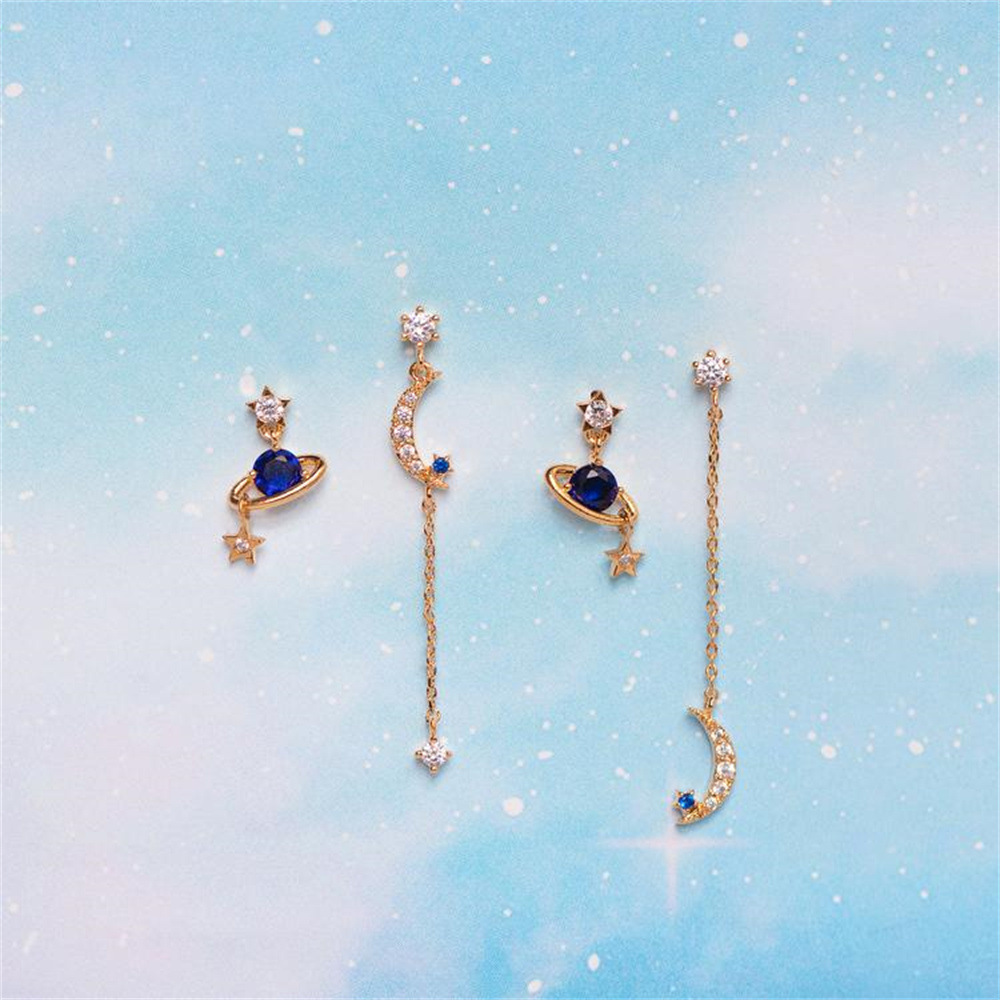 Sapphire Twilight Earring Set