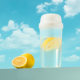 Fitness Transparent PP Scale Shake Cup 600ml Portable Plastic Large Cup Protein Powder Cup Milkshake Cup