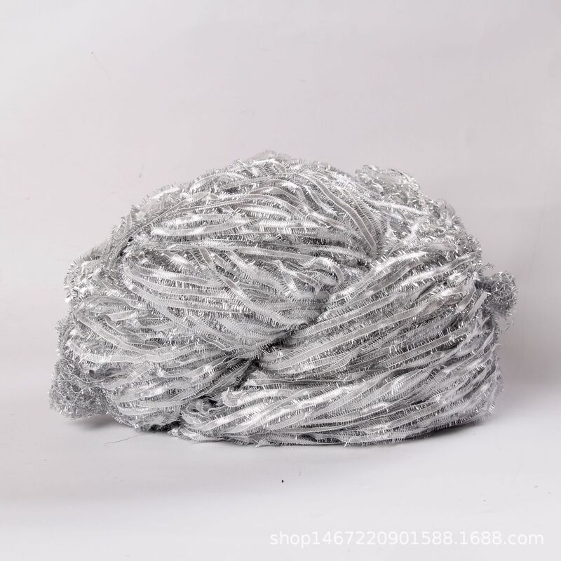 New fancy yarn Golden wide centipede yarn autumn and winter New New yarn fancy yarn factory straight hair