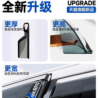 guards, rain shields, and sun and — Rain shield