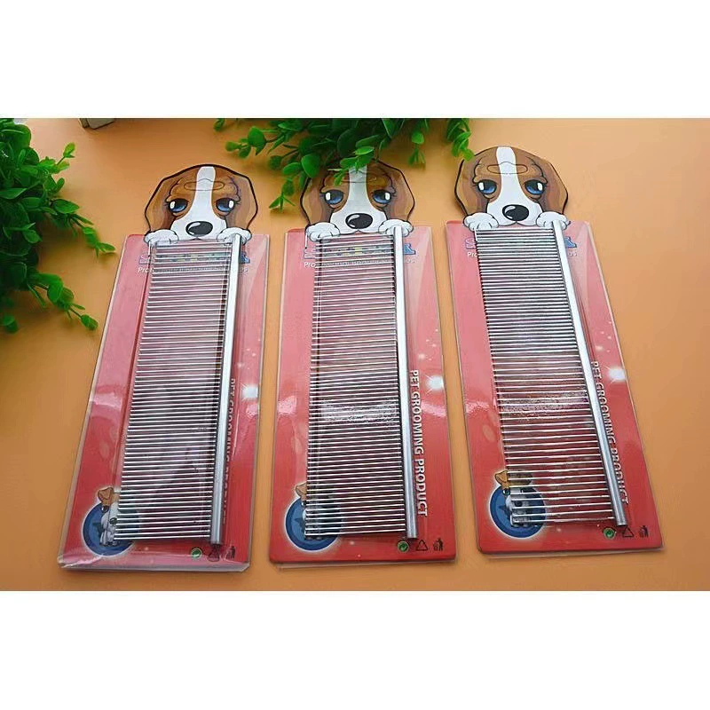 Расческа для домашних животных Расческа Расческа для волос Тедди Прямая расческа из нержавеющей стали более универсальна, чем плавающие волосы для собак-медведей