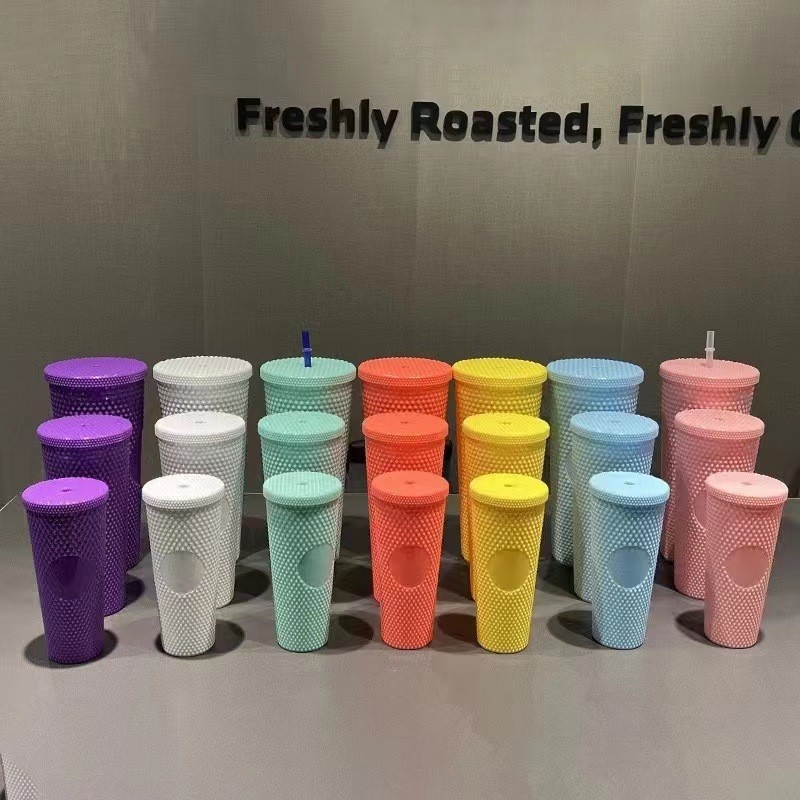 Vaso Plástico con Pajilla 3 Piezas