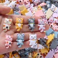 DIYアクセサリー樹脂子猫手作りアクセサリーイヤリングイヤリングイヤリングペンダントペンダントアクセサリーW255