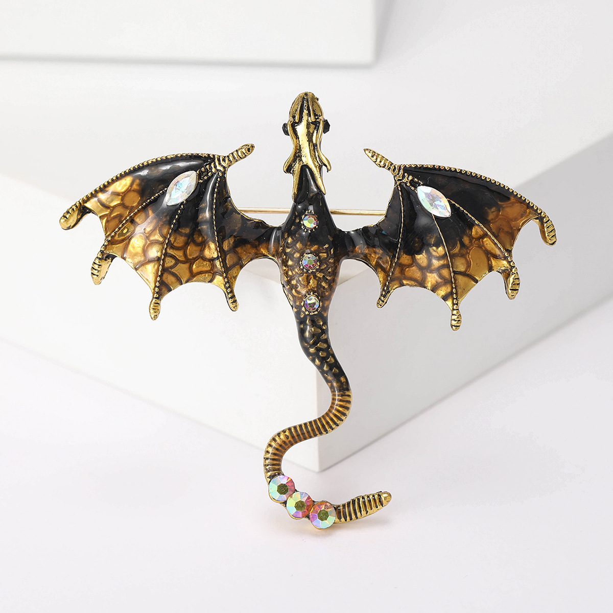 21g Weight Artificial Rhinestones Inlay Material Brooches Classification Banquet, Party, Street Occasion Alloy Material Animal Pattern Women's Gender Enamel Design Casual Style Casual Pin Animal Alloy Enamel Artificial Rhinestones Women's Brooches 12