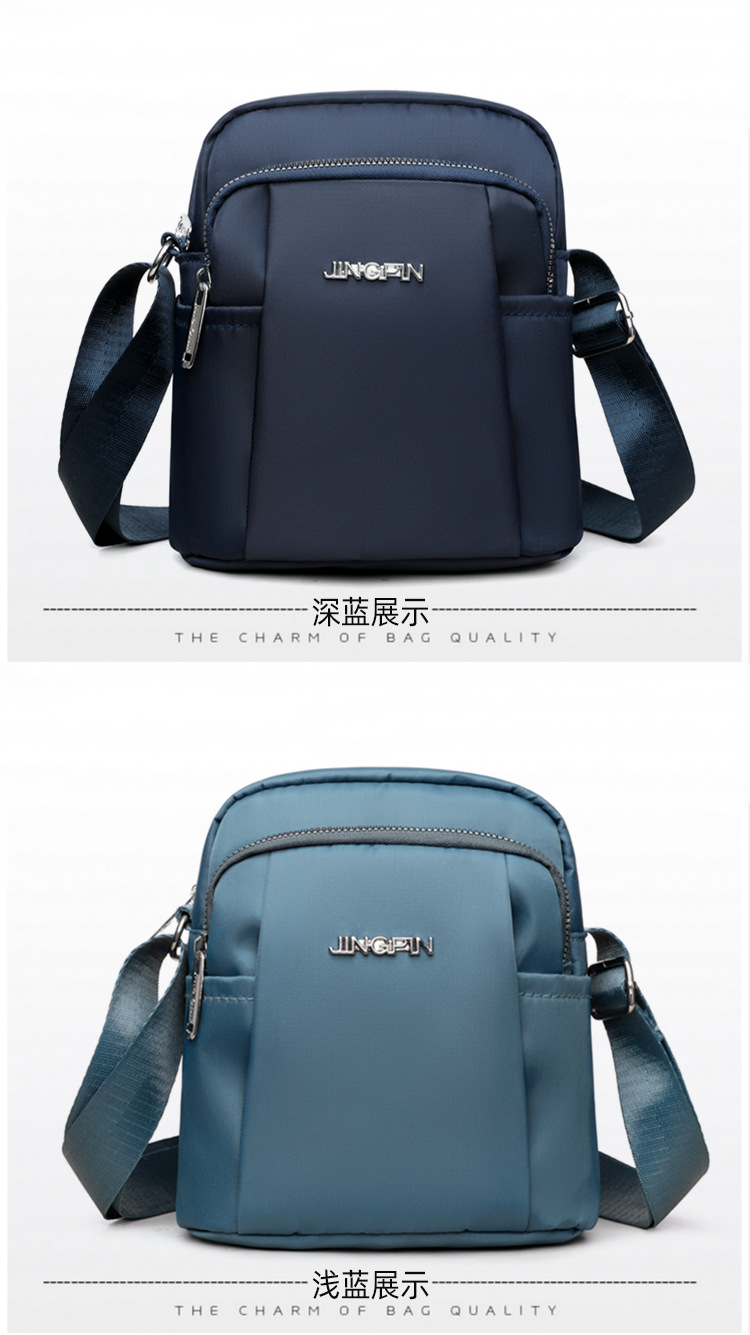 Modische vielseitige kleine Tasche Damenumhängetasche neues Nylon-Segeltuch-Täschchen Damen Geldbörse Handytasche Mini-Schultasche