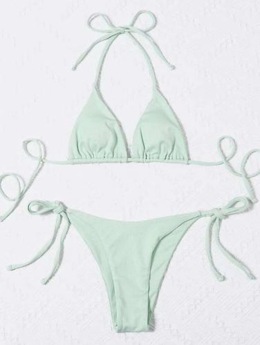  European and American new sexy three-point split swimsuit bikini bikini cross-border AliExpress