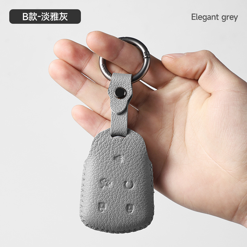 B타입 - 가죽버클 [우아한 그레이]