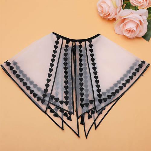 New style women's collar flower navy collar fake collar shawl decoration women's collar flower DIY creative versatile cross-border e-commerce