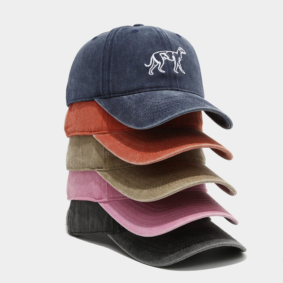 Gorra de visera para mujer primavera y verano deportes al aire libre ocio sombrero para el sol de techo suave pareja gorra de béisbol retro bordada para perros