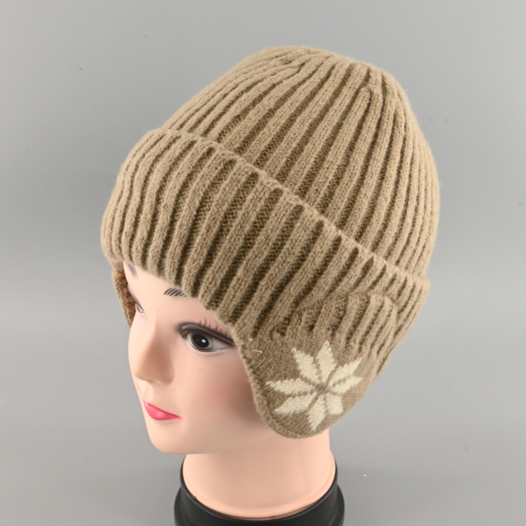 Neue heiße verkaufende Winter-heiße Art-warme gestrickte Wollmütze-Männerplüsch-verdickte Gehörschutz-Hut-Kinderkoreanische Version des großen Stirnband-Mode_voghion.com