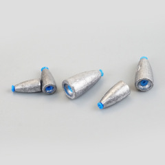 Fishing sinker lure bullet lead Texas rig drop shot long cast center hollow lead anti-sticking sinker