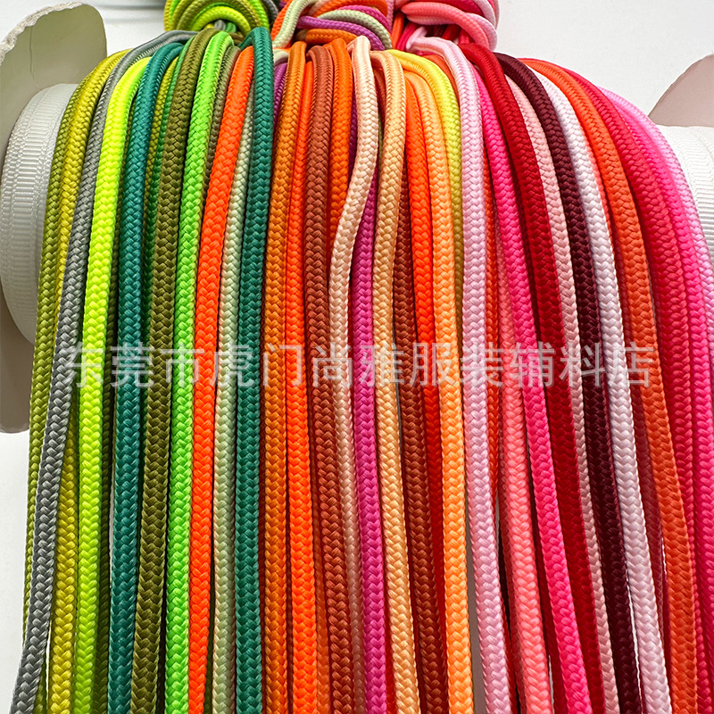 16锭3mm纯色涤纶圆绳 箱包拉尾绳DIY手工编织挂件包芯绳 现货批发
