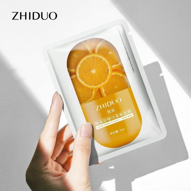 Zhiduo Sweet Orange VC Мягкая маска-парфюмерный лист, 25 мл