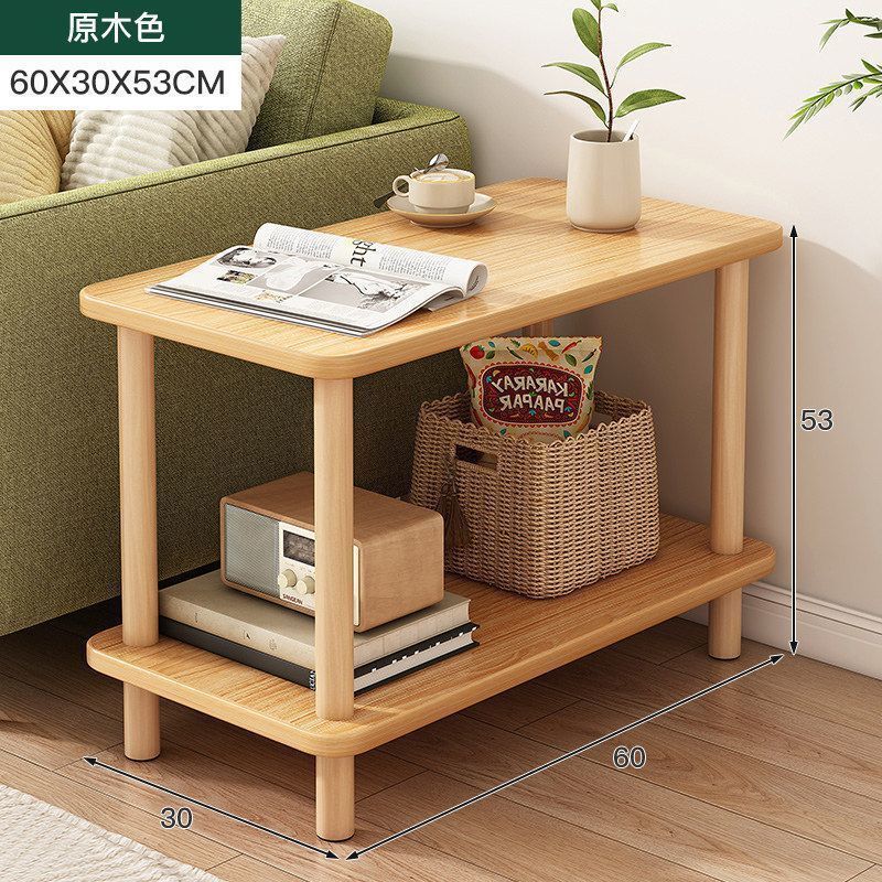 Mesa de té pequeña mesas de cabezal de cama pequeña mesa de cabezal de cama simple de alquiler de alquiler de habitaciones de cabezal de cama pequeña mesa dormitorio